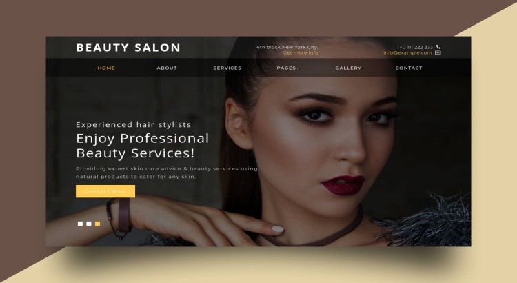 Salon Website Design & Development